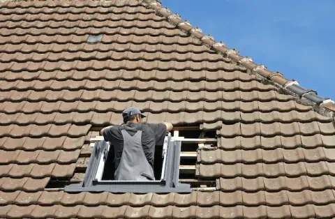 Pose de velux - Anstaing
